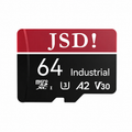 JSD 64GB ইন্ডাস্ট্রিয়াল গ্রেড মাইক্রোএসডি কার্ড, U3 A2 V30 হাই স্পিড মেমরি কার্ড অ্যাডাপ্টার সহ, আলট্রা এইচডি 4K ভিডিও রেকর্ডিং সমর্থন করে