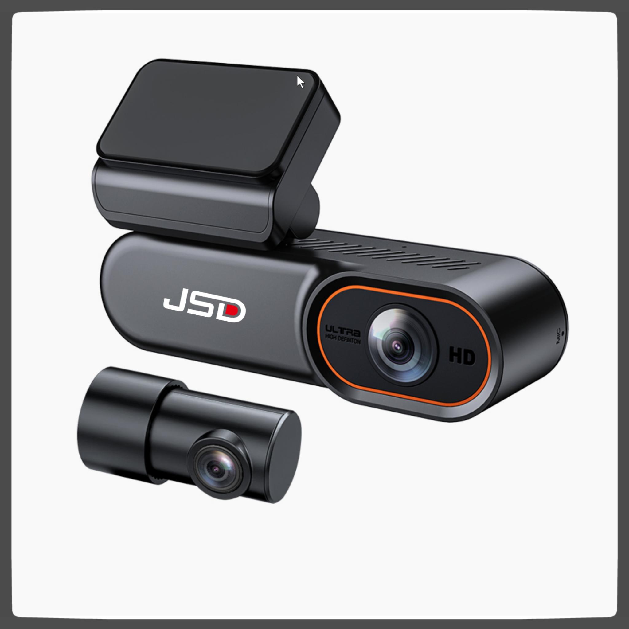 JSD 4G Smart Dashcam – 24/7 Remote Live View | 2K Front + 1080P Rear | GPS Tracking | Cloud Backup | Parking Monitor with Instant Alerts | Supports 256GB