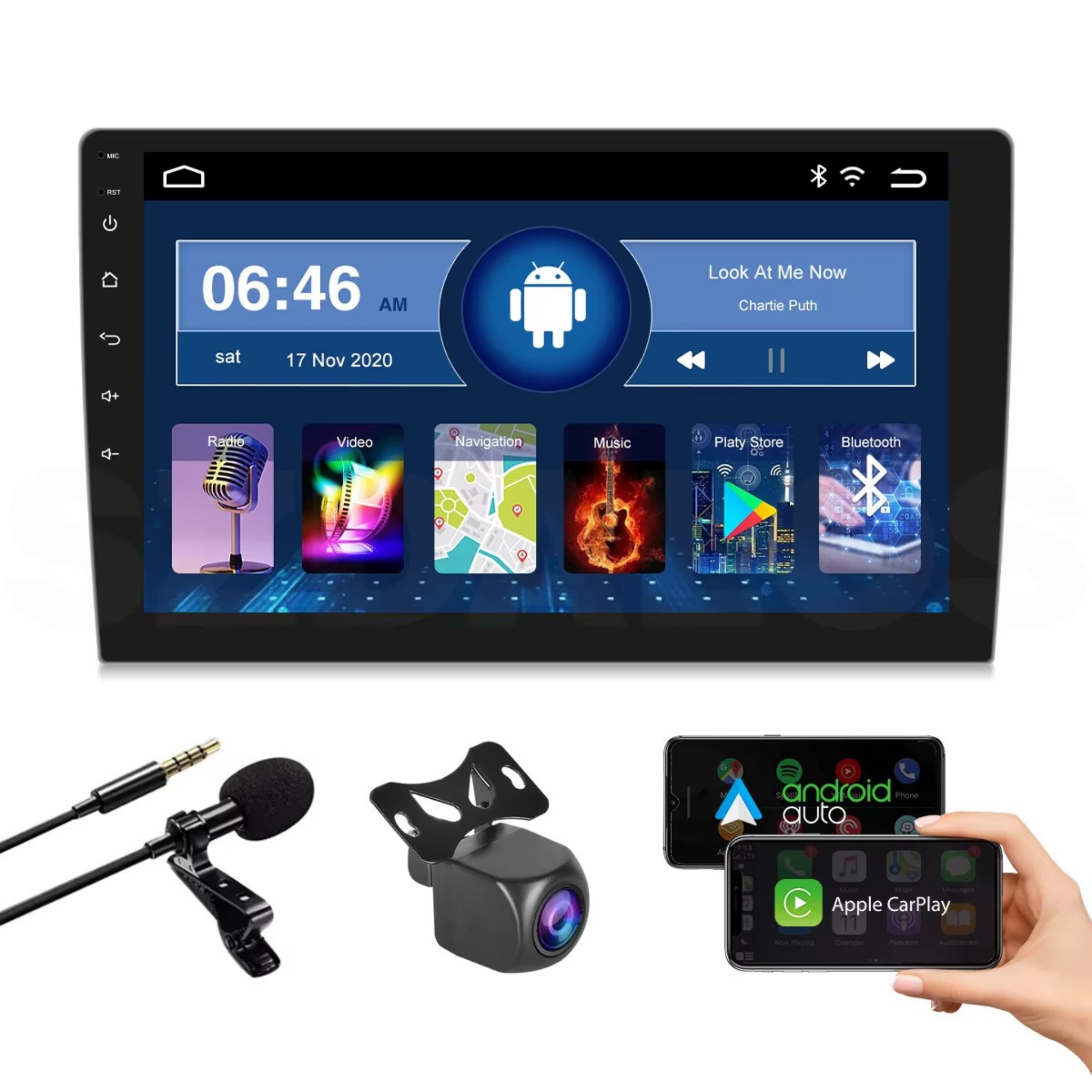 G3 4G Smart Dashcam – 3″ Touch Screen | Android 8.1 | Dual Camera (1080P Front + 720P Rear) | ADAS | GPS Navigation | 24H Parking Monitor | 12‑24V