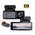 X20+GPS 4K Smart Dashcam – 4K Front + 1080P Rear | 1.3″ IPS Screen | WiFi + GPS | Parking Monitor | Supports 256GB | G‑Sensor & Loop Recording