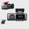 AK309 1080P+1080P Dual Dash Cam | WiFi GPS | Parking Monitor | 1.47″ IPS Screen | Loop Recording G‑Sensor | 128GB Support