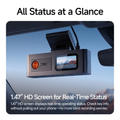 JSD 1.47" 4G Live Dashcam – 2K Front + 1080P Rear Camera, GPS, App Control & Night Vision