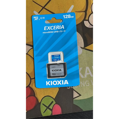 128GB Kioxia TF Memory Card – UHS-I Class 10 MicroSD Card, Up to 100MB/s