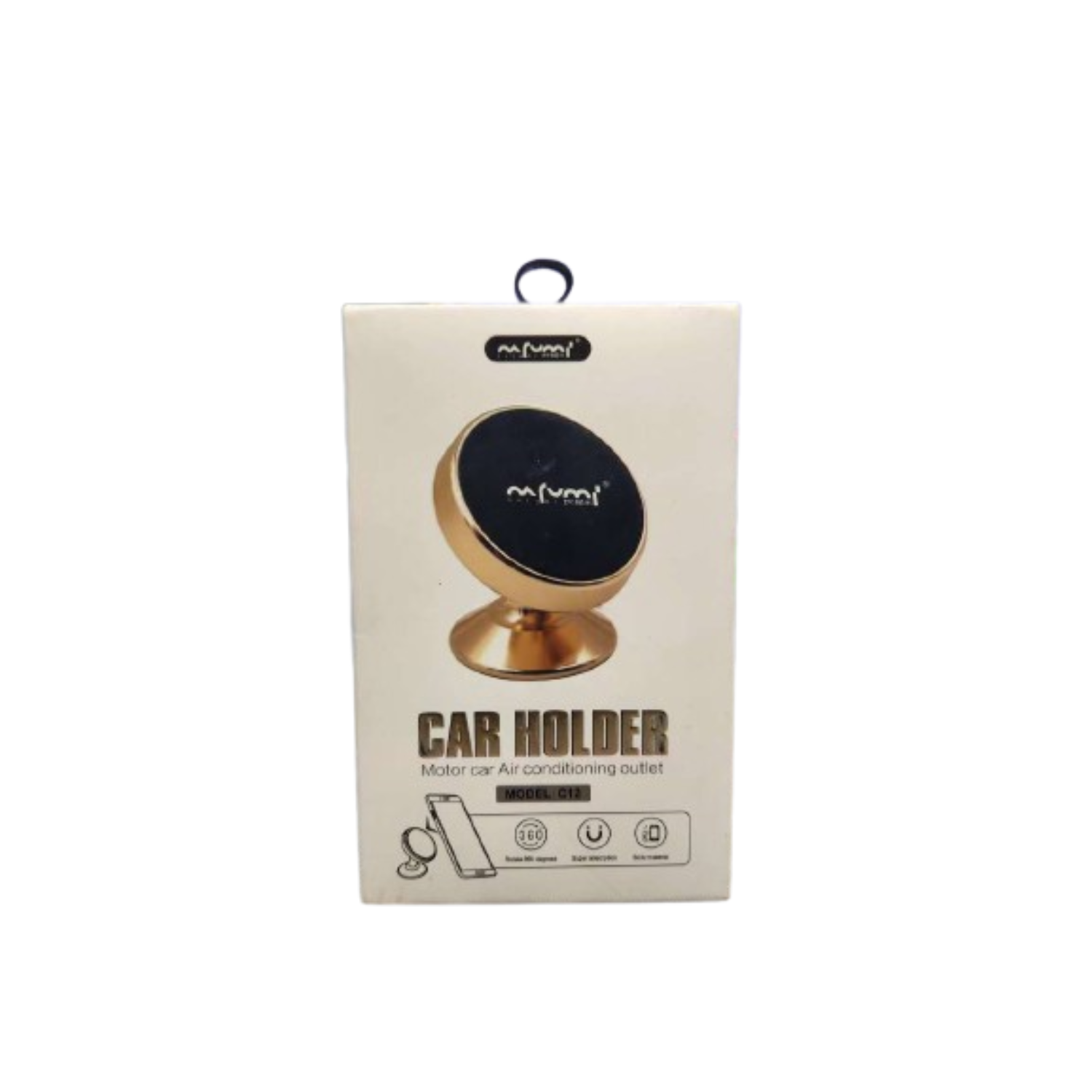 C12 Magnetic Car Phone Holder | Super Strong Vent Mount with 360° Rotation