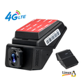 JSD T01 4G+WiFi Connected Dual-Recording Dash Cam – 2K Front + 1080P Rear, GPS Tracking, Infrared Night Vision, 512GB Storage, 24/7 Parking Monitor, Waterproof External Camera, Universal for All Vehicles